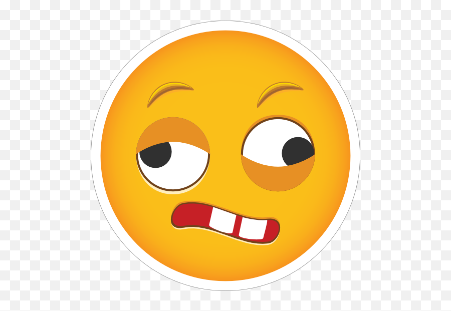 Phone Emoji Sticker Dizzy - Crazy Face Emoji,Dizzy Emoji
