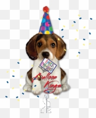 Party Puppy - Happy Birthday Puppy Emoji,Beagle Emoji