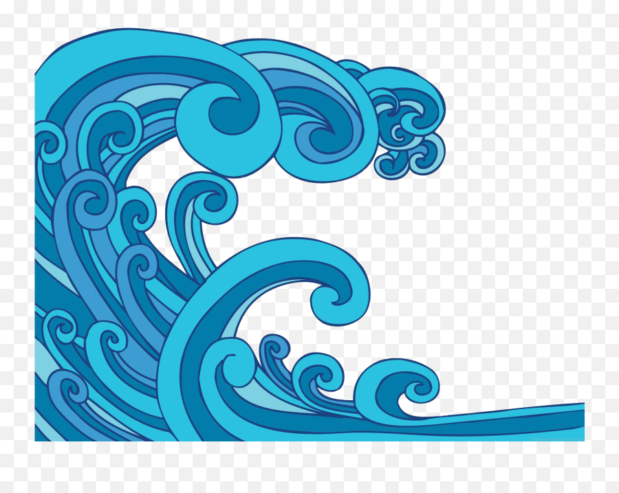 Waves Clipart Huge Wave Waves Huge - Tsunami Png Emoji,Tsunami Emoji