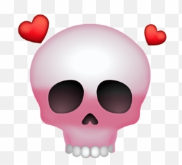 For All U Freaks Out - Skull Dead Emoji Transparent,Guess The Emoji Dog And Bone