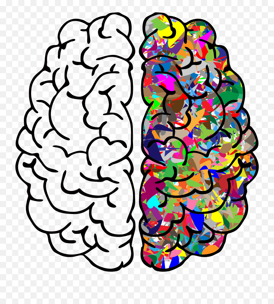 Psychology Clipart Abstract Art - Left Brain Right Brain Png Emoji,Psychology Symbol Emoji
