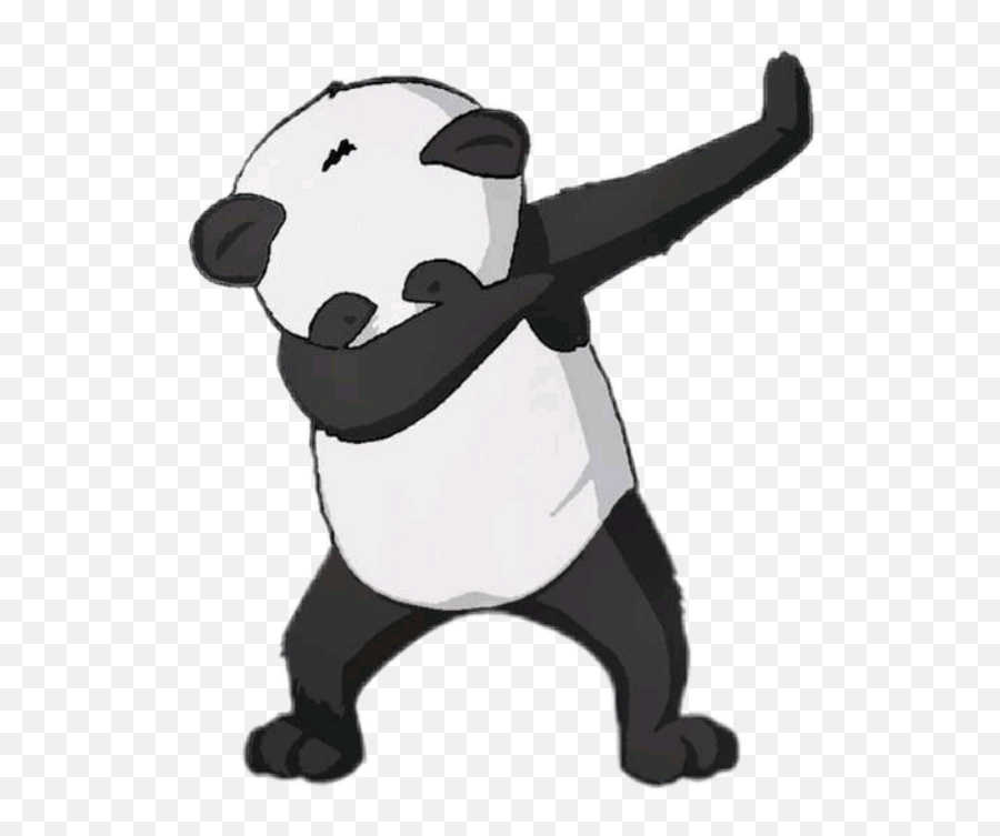 Panda Clipart Dabbing Panda Dabbing - Panda Dab Transparent Emoji,Emoji Dabing