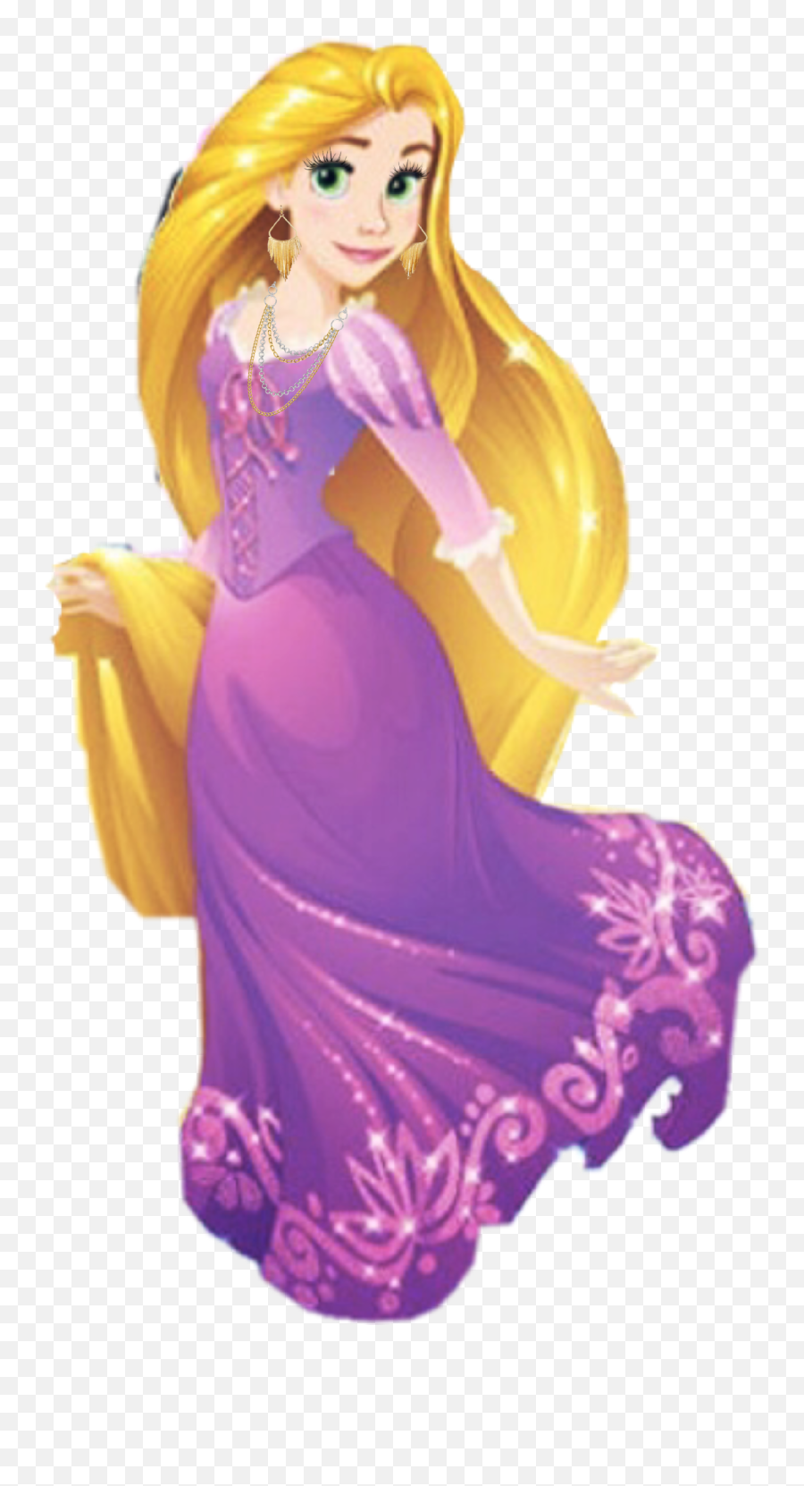 Pretty Makeup Rapunzel Tangled Disney - Rapunzel Disney Princess Png Hd Emoji,Blonde Princess Emoji