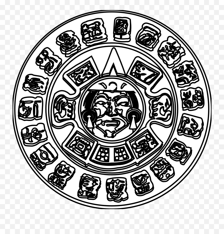 Download Aztec Calendar For Mac - Mayans Clip Art Emoji,Emoji Moon Calendar