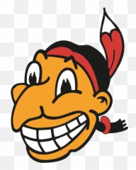 Throw Back Indian Wahoo Logo Cornhole - Cleveland Indians 1947 Emoji