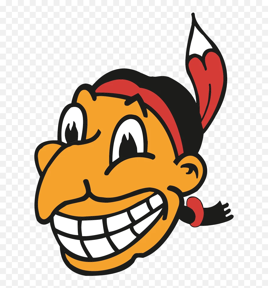 Throw Back Indian Wahoo Logo Cornhole - Cleveland Indians Logo 1947 Emoji,Indian Emoticon
