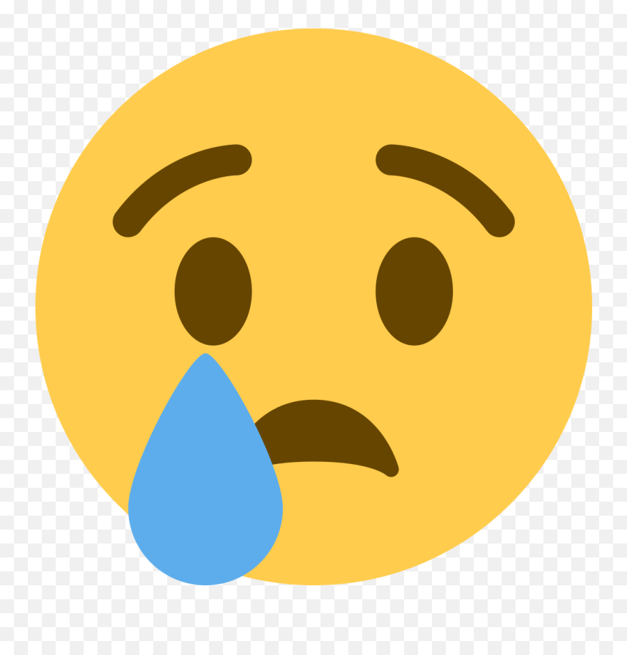 React Png - Sad Facebook Emoji Png,Emoji With One Tear