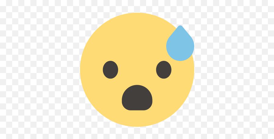Sweating Icon - Sweat Emoji Icon,Sweating Emoji