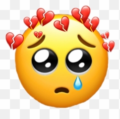 Triste Tristeza Sad Sadness - Sad Broken Heart Emoji,Emoji Triste