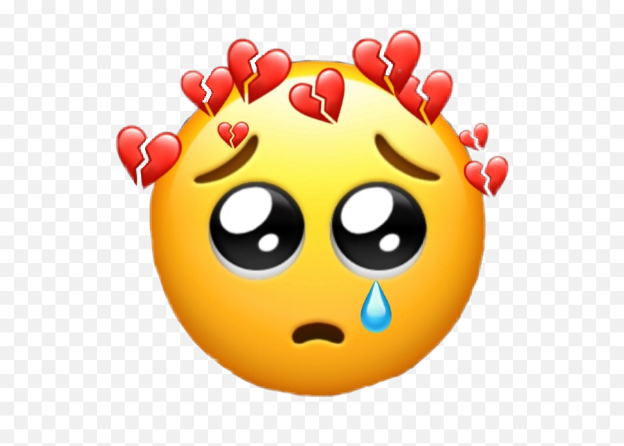 Triste Tristeza Sad Sadness - Sad Broken Heart Emoji,Emoji Triste