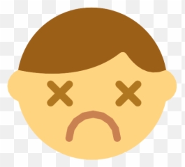 Dead PNG Icon 12 - Repo Free Icons Person Head Cartoon Emoji