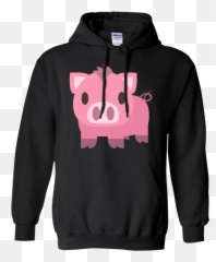 Pig Emoji Hoodie - Hoodie For Motorcycle Riding,Grandpa Emoji