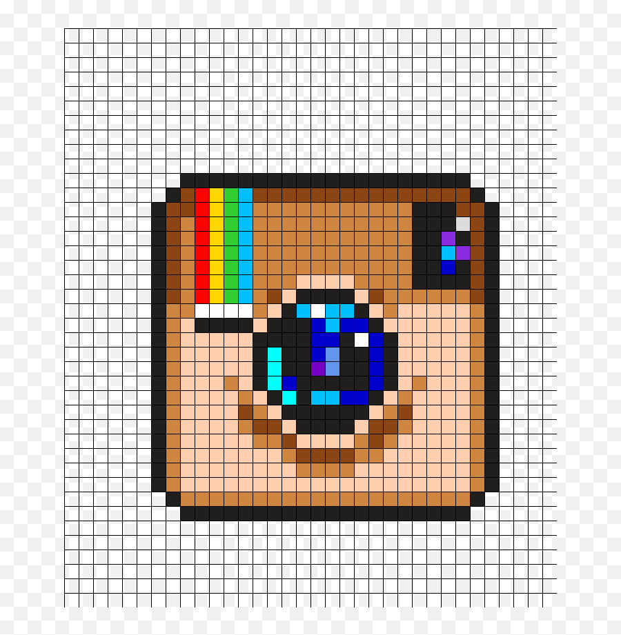 Instagram Logo Perler Bead Pattern Pixel Art Pattern - Grid Instagram Pixel Art Emoji,Instagram Logo Emoji
