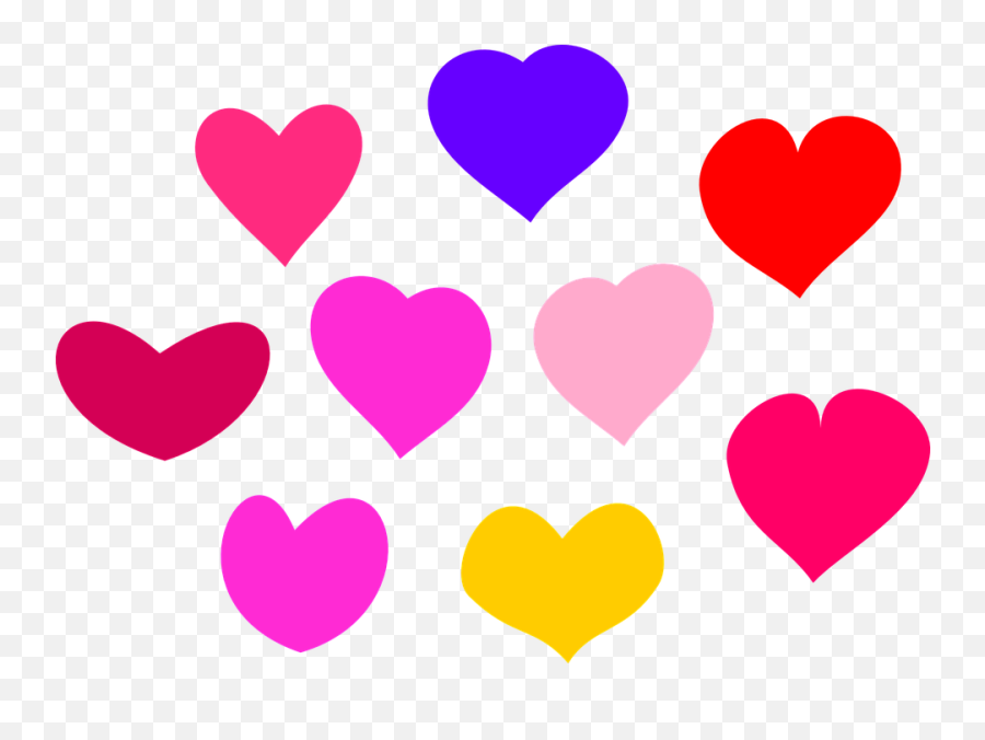 Free Affection Love Vectors - Clip Art Hearts Emoji,Two Hearts Emoji