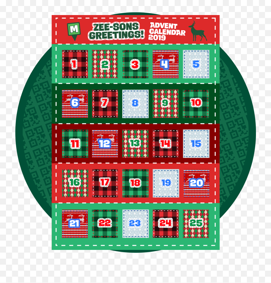 Munzee U2013 Scavenger Hunt Potw - Christmas Advent Calendar 2019 Emoji,Ten And Umbrella Emoji