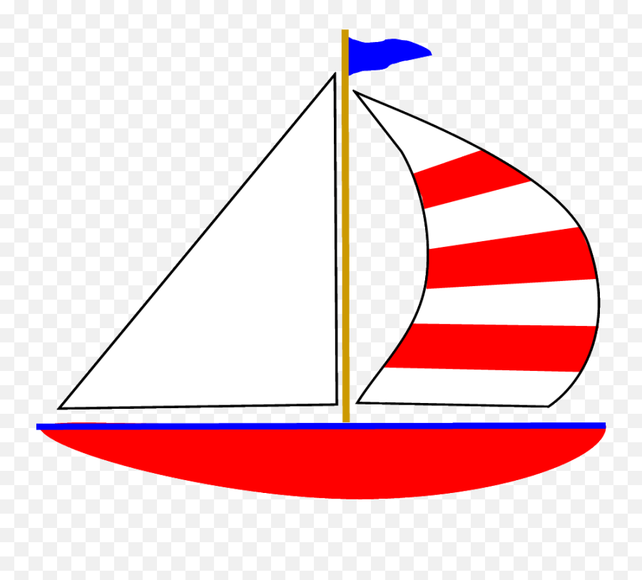 Sailboat Clip Art Of Boat Clipart - Sailboat Clipart Emoji,Sailboat Emoji