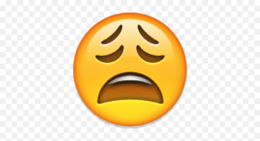 Download Free Png Ios Emoji Weary Face Png Images - Emoji Faces,Emoji Faces Png