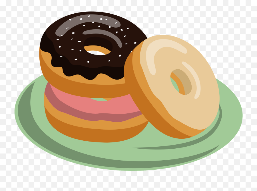 Clipart - Donuts Clipart Emoji,Donut Emoji Png