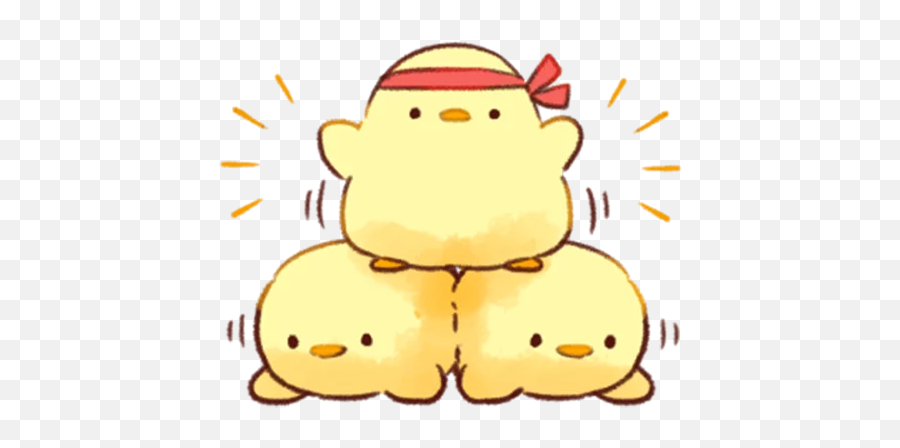 Soft And Cute Chick Telegram Stickers - Soft Emoji,Chick Emoji