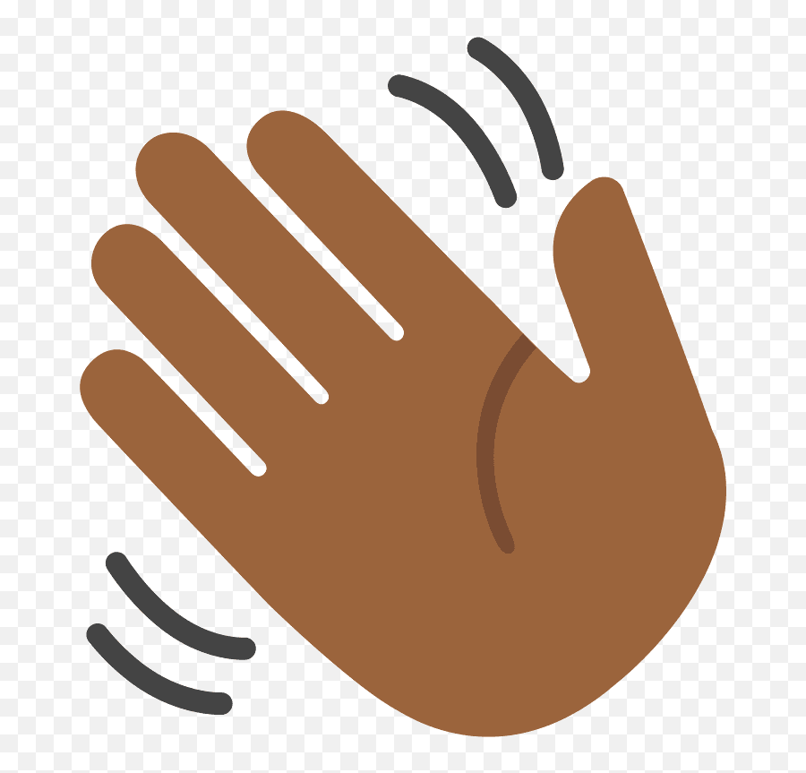 Waving Hand Emoji Clipart Free Download Transparent Png - Waving Hand Vector Png,Peace Hand Emoji