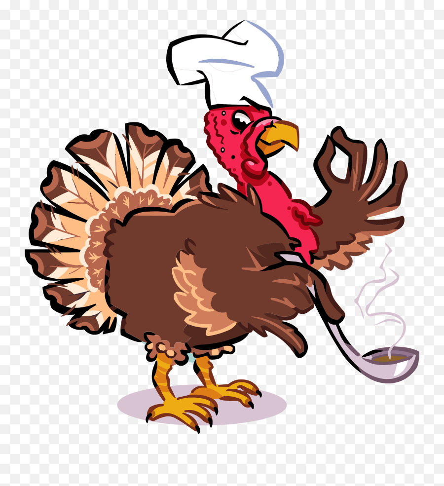 Turkey Chef Clipart Free Download Transparent Png Creazilla - Happy Thanksgiving Funny Emoji,Pilgrim Emoji
