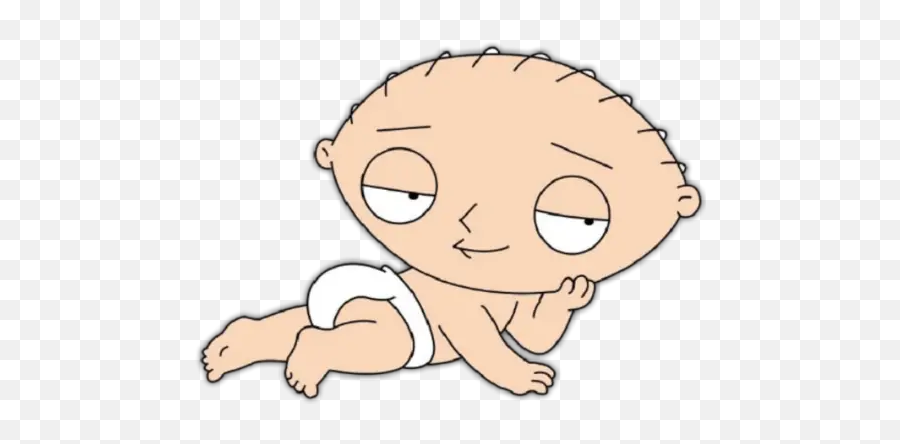 Stewie Griffin Ru0026a Stickers For Whatsapp - Stewie Nudo Emoji,Baby Crawling Emoji