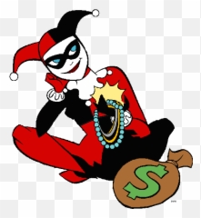 Pin - Cartoon Harley Quinn Transparent Emoji,Harley Quinn Emoji