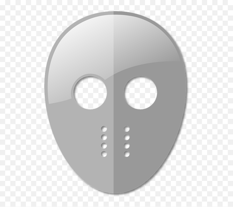 Mask Face - Hockey Mask Transparent Free Emoji,Metal Emoticon