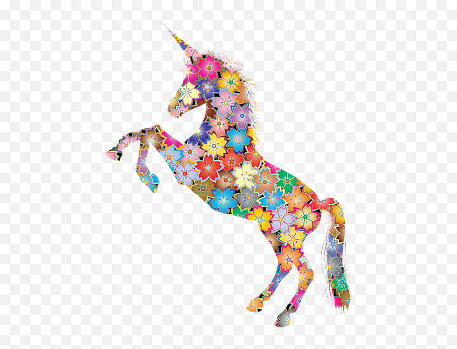 Unicorn Horse Flower Florist - Unicorn List Emoji,Unicorn Emoji Cake