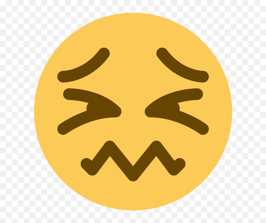 Large Emoji Icons - Discord Confounded Emoji,Emoji Page