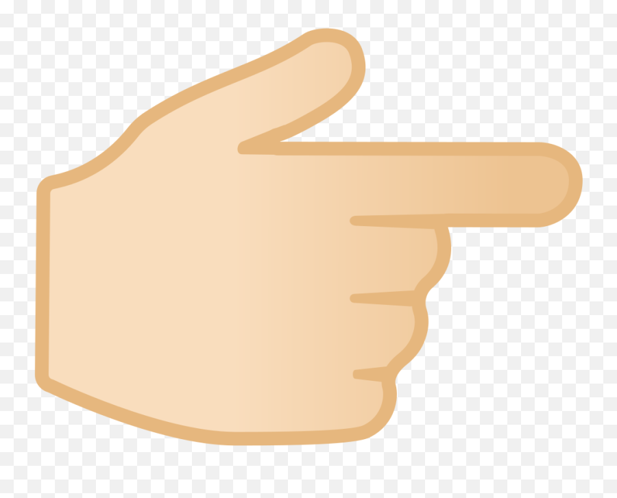 Backhand Index Pointing Right Light Skin Tone Icon - Finger Pointing Right Emoji Png,Point Right Emoji