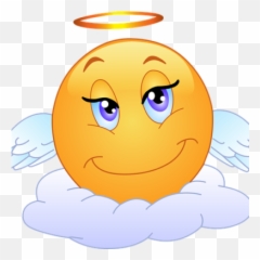 The Unbearable Lightness Of Emoji - Angel Emoticon,Singing Emoji