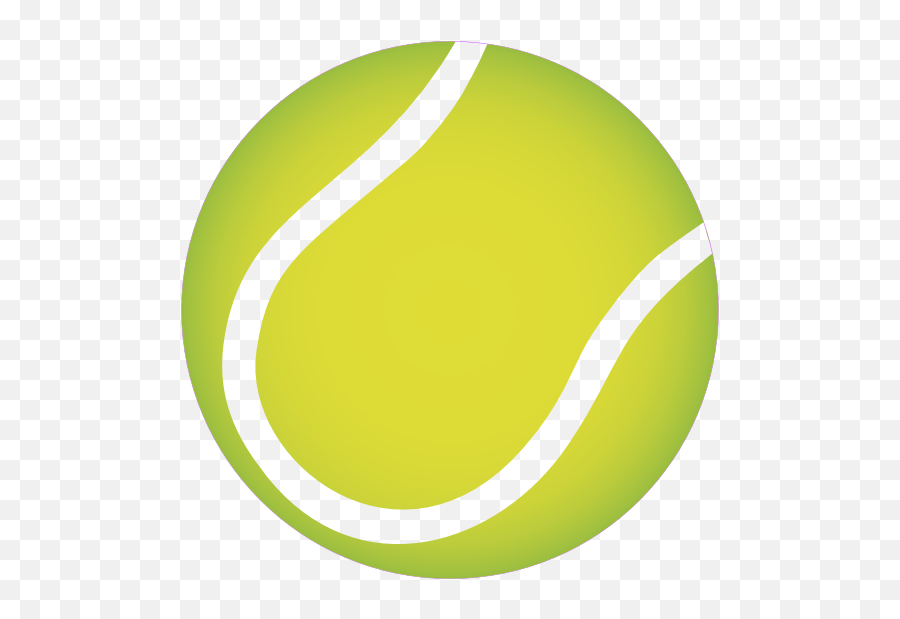 Tennis Ball Printed Full Color Sticker - Circle Emoji,Flag Tennis Ball Emoji