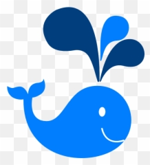 Whale Clip Art At Clker - Cute Svg Emoji