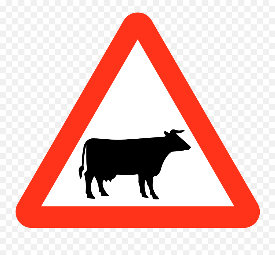 Bangladesh Road Sign B26 - Animal Crossing Road Sign Emoji,Bull Emoji