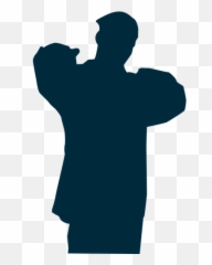 Silhouette Of Break Dancer Vector Drawing - Gangsta Rapper Emoji