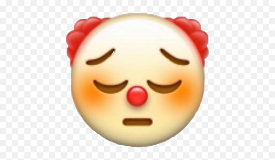 Emoji Clown Cute Freetoedit - Transparent Sad Clown Emoji,Cute Emoji Stickers