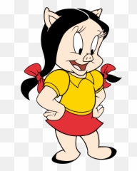 Pig Clipart Overweight - Looney Tunes Petunia Emoji