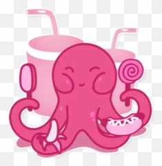 Octopus Emoji Stickers - Illustration,Seal Emoji