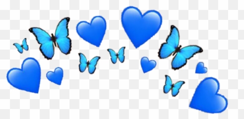 Butterfly Emoji Blue Butterflys Iphone Imoji Applemoji - Apple Emoji
