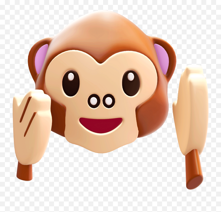 Monkey - Monkey Reaction Gif Bura Mat Suno Emoji,Monkey Eye Emoji