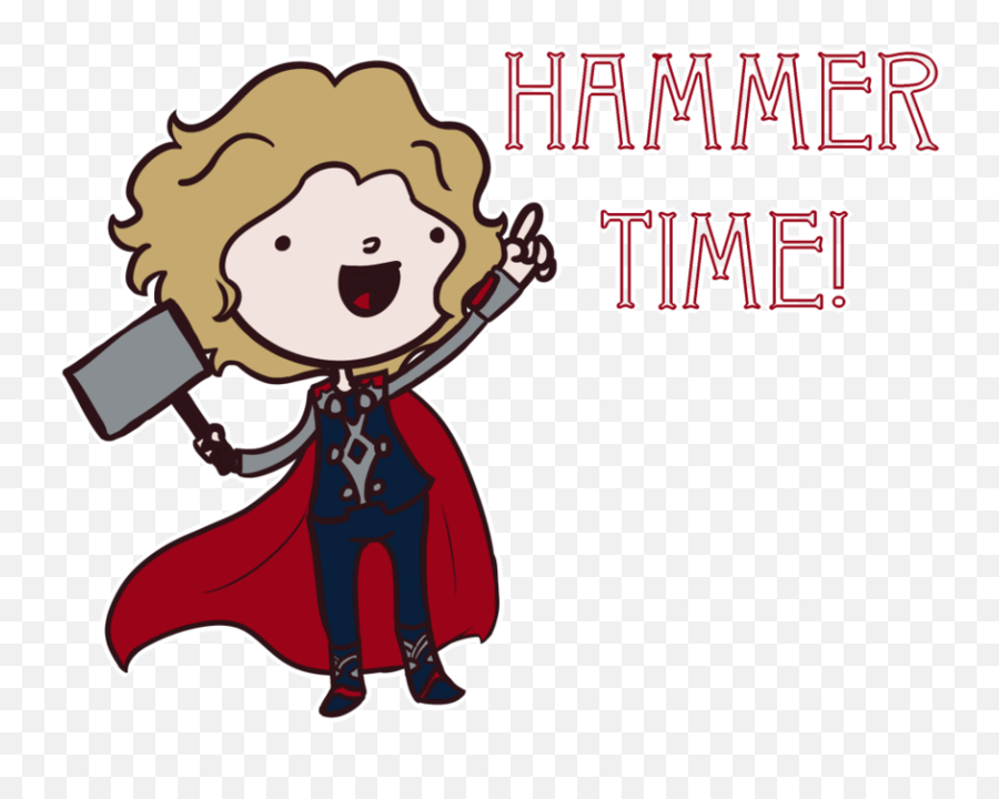 Clipart Man Hammer Transparent - Hammertime Transparent Emoji,Thor Hammer Emoji