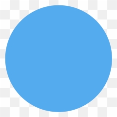 Twemoji2 1f535 - Blue Circle Clipart Emoji