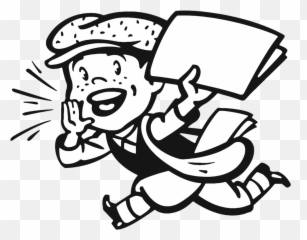 Slavery Transparent Png Clipart Free - Extra Extra Read All About It Clip Art Emoji,Paper Boy Emoji