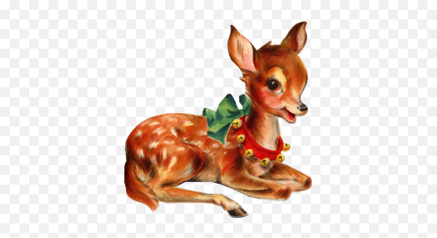 Deer Png And Vectors For Free Download - Transparent Vintage Christmas Png Emoji,Whitetail Deer Emoji