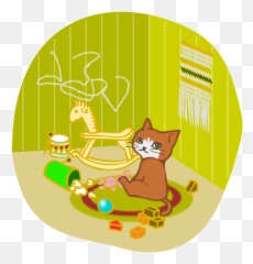 Messy Room Children Naughty Cat Toys - Cartoon Emoji