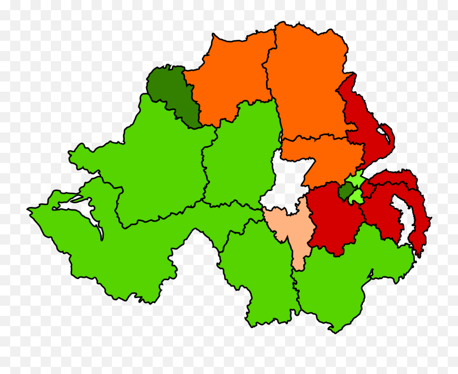 Northern Ireland Constituencies - Nationalist Areas Of Northern Ireland Emoji,Northern Ireland Emoji