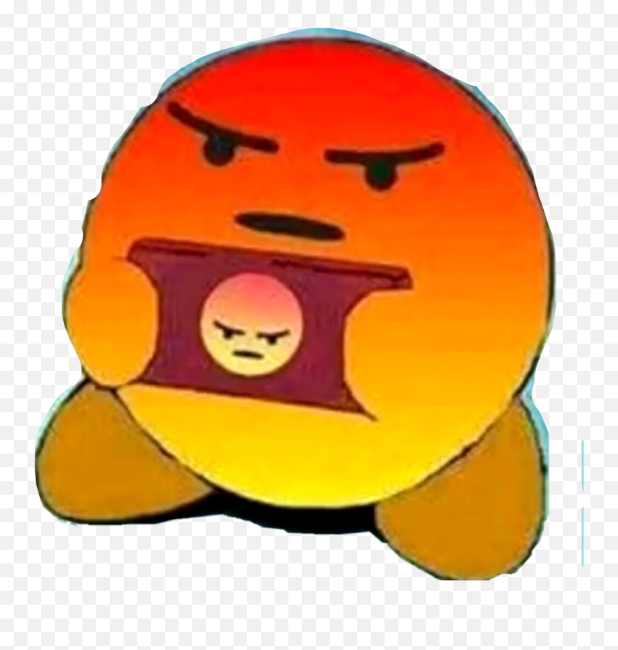 Kirby Mad Triggered Funny Red Memes - Angry Kirby Emoji,Triggered Emoji