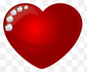 Heart With Diamonds Transparent Clip Art Image Crciun - Gallery Yopriceville New Hearts Emoji,R Emoji