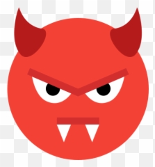 Evil Icon - Transparent Emoji